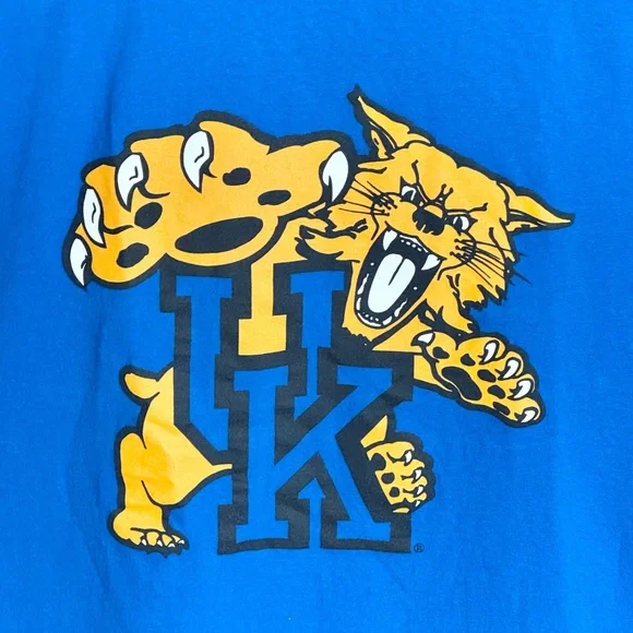 University of Kentucky Wildcats UK Graphic Blue T Shirt Adult size Small - Picture 3 of 6